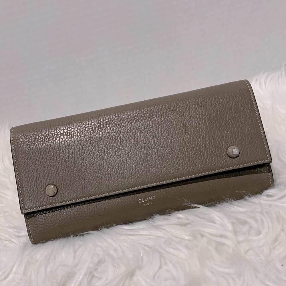 CELINE Continental Leather Wallet